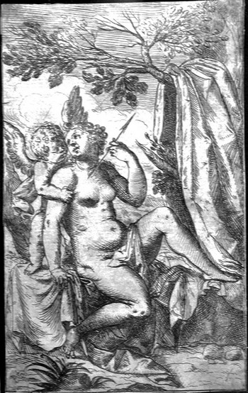 Fialetti O; Venere regge la freccia di Cupido - 350