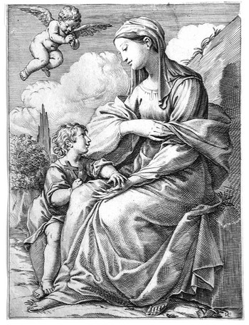 Valesio GL; La Vergine col Cristo Bambino - 350